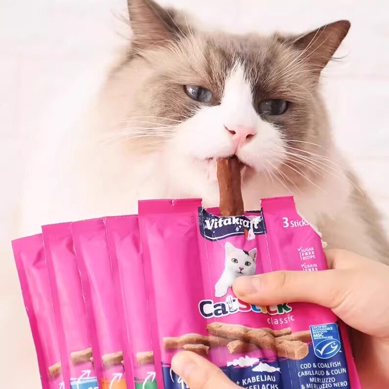 Vitakraft卫塔卡夫猫条/猫肉条 猫零食 猫咪奖励零食18g