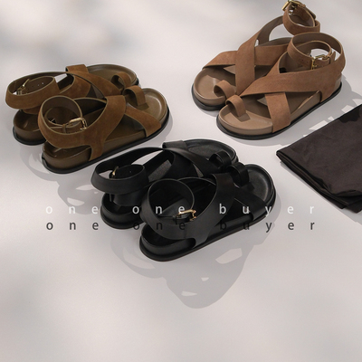 A.Emery澳洲交叉绑带夹趾凉鞋