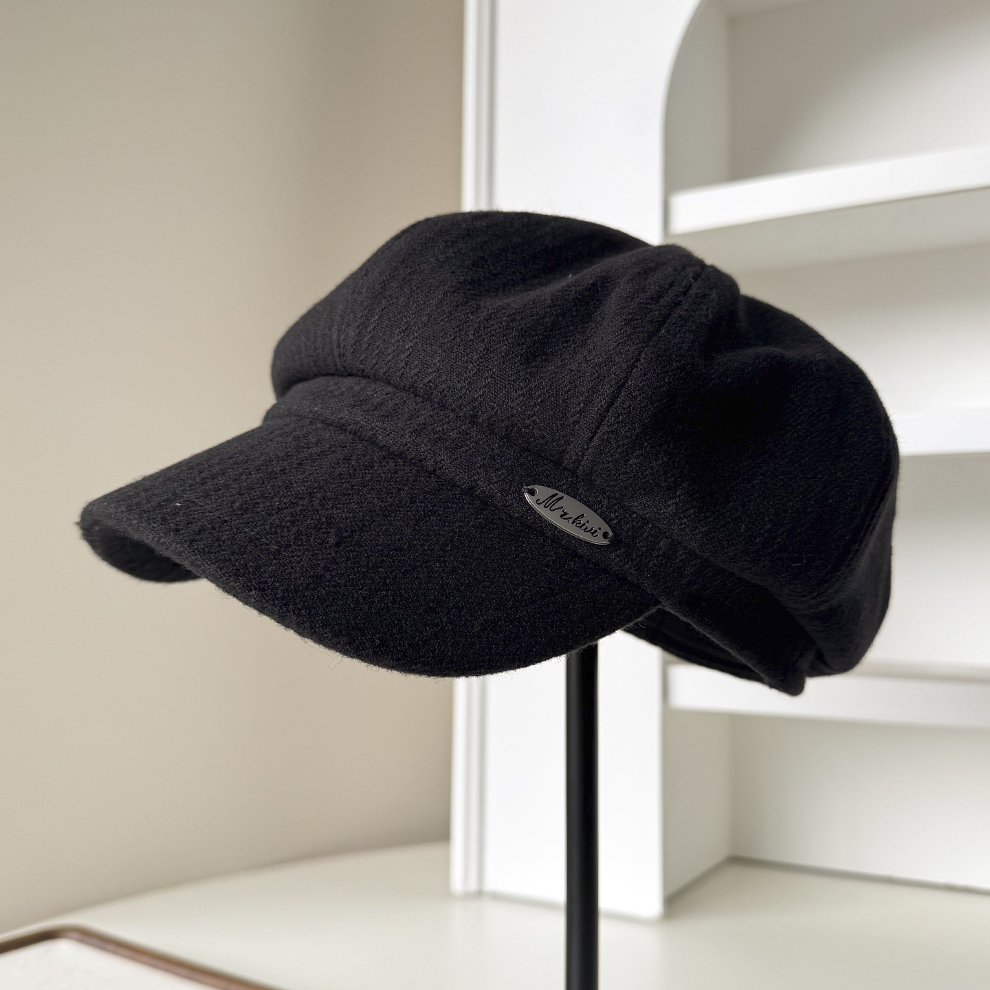 复古时尚加厚八角帽报童帽