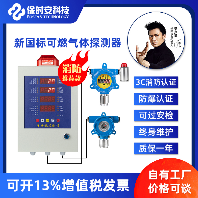 工业防爆可燃气体探测报警器浓度检测仪油漆燃气液化气烤漆房商用 五金/工具 气体检测仪 原图主图