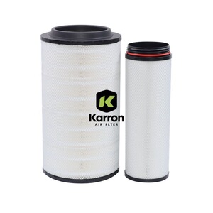 K2747pu空气滤芯中国重汽汕德卡G7 C7H豪沃TX 豪瀚曼发动机滤清器
