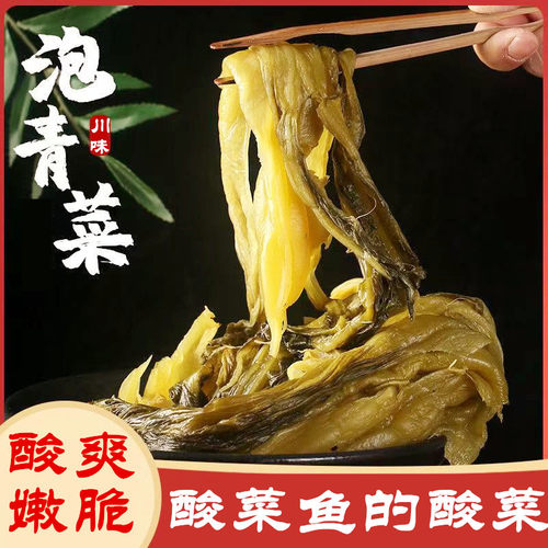 四川特色酸菜鱼泡青菜芥菜