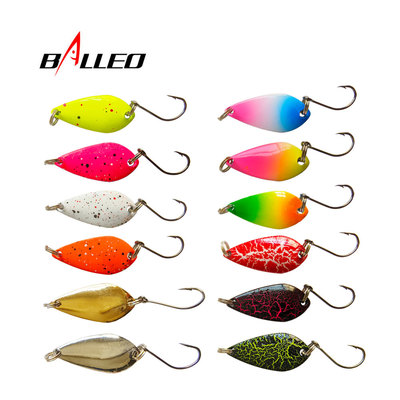 勺型马口亮片1.5g/3g/3.5g/4.5g迷你彩色金属片微物淡水路亚假饵