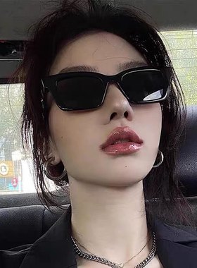 欧美风gm墨镜女夏小框小脸网红拍照窄太阳镜超酷ins防晒眼镜遮光