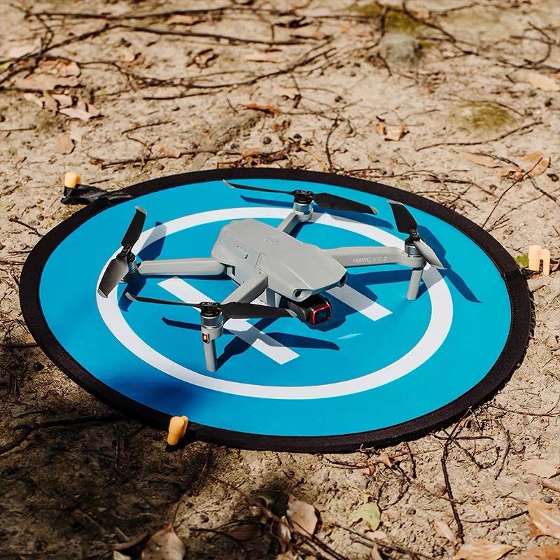 大疆御mavic2 mini 无人机停机坪55cm坐标垫子75cm起落垫两面通用