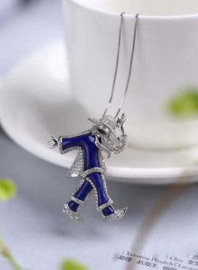 吊坠直播天然青金石