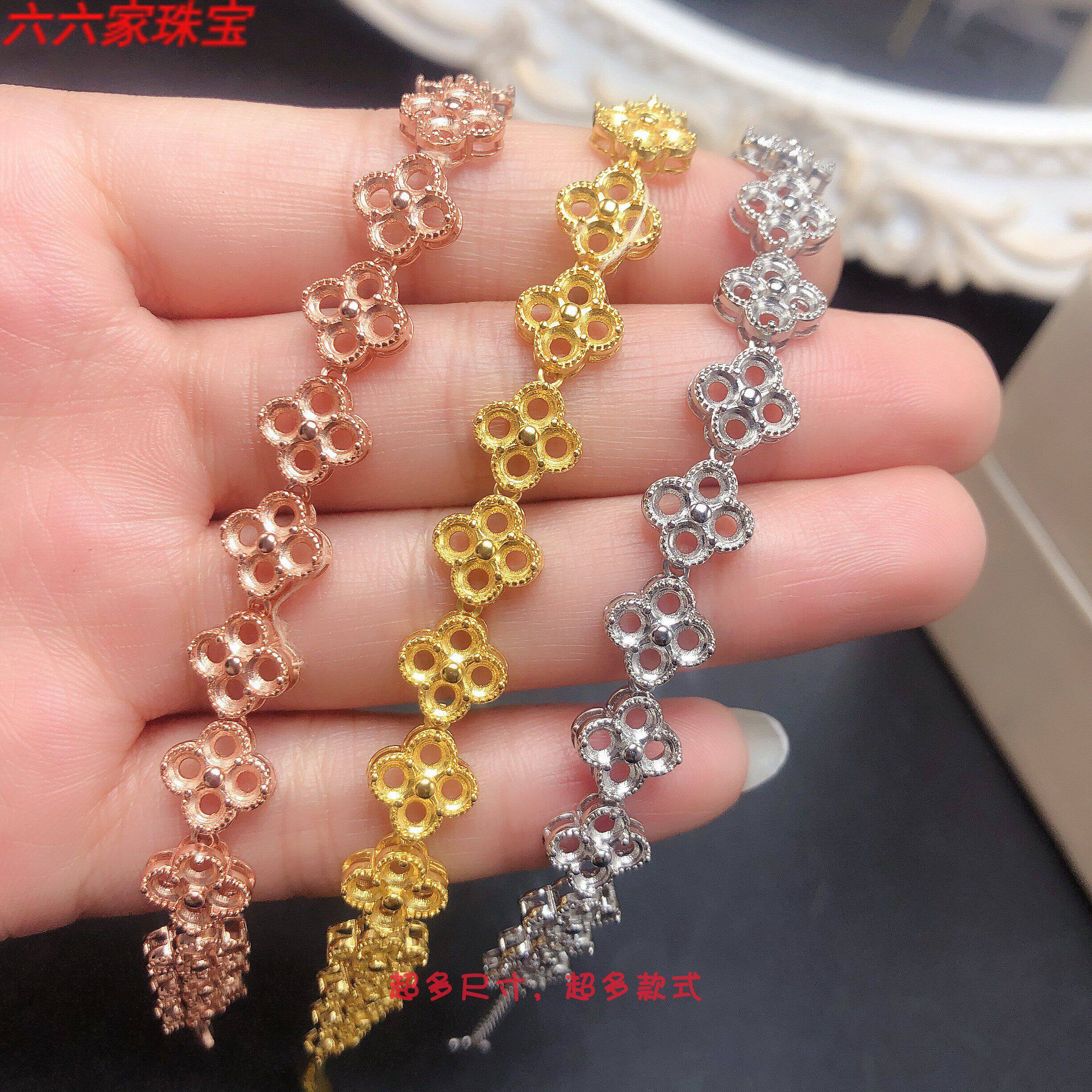 彩宝银托工厂店多款式可选s925银