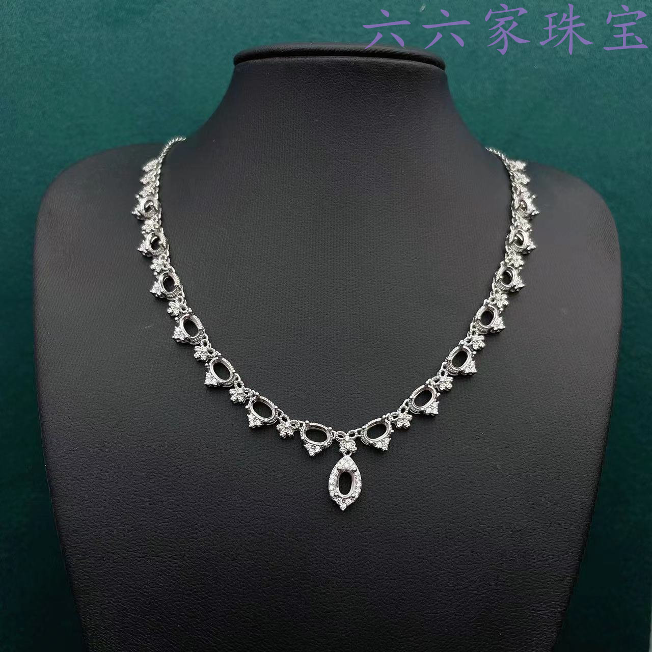 山东银托工厂晚宴项链底托S925银