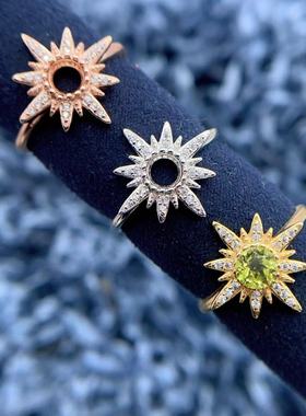 S925银托工厂戒指空托超多款式