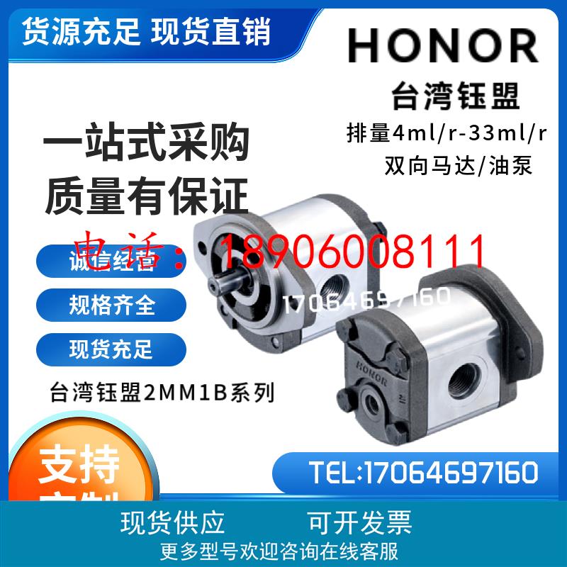 台湾钰盟2MM1B05/06/08/09/11/14/16/20/26/28/30/33R双向马达泵