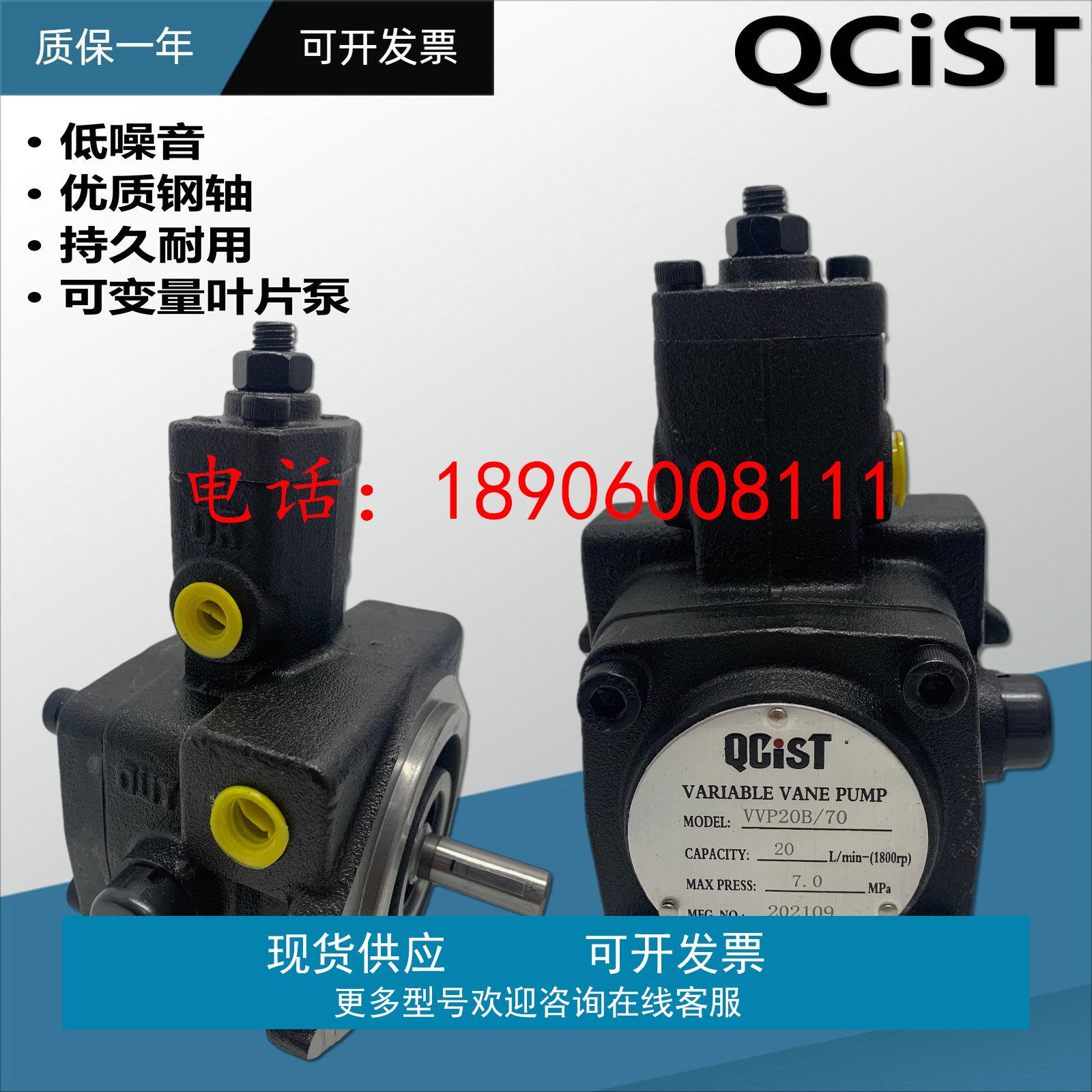 QCIST秦川机床数控叶片泵VVP15B/70 20B 12B 08B/55 35 2液压油泵
