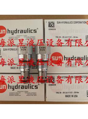 原装正品 CXBA-XCN 美国SUN单向阀 CXBAXCN