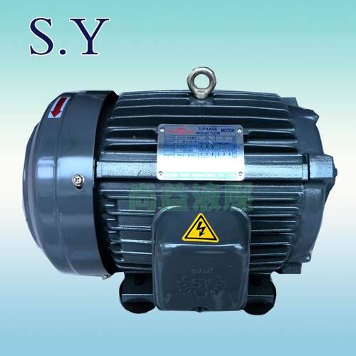 1HP 0.75KW千瓦TRADE S.Y MARK 台湾群策卧式内插式 电机 C01-43
