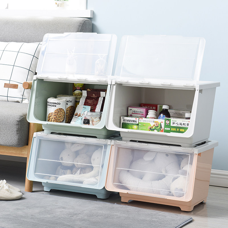 Storage box wheel Plastic Removable transparent student snacks Storage rack Finishing Box kitchenin the Storage consolidation , Home Storage appliances , Storage box , Storage box  category - from Buy2taobao.com to provide professional Taobao agent buy service