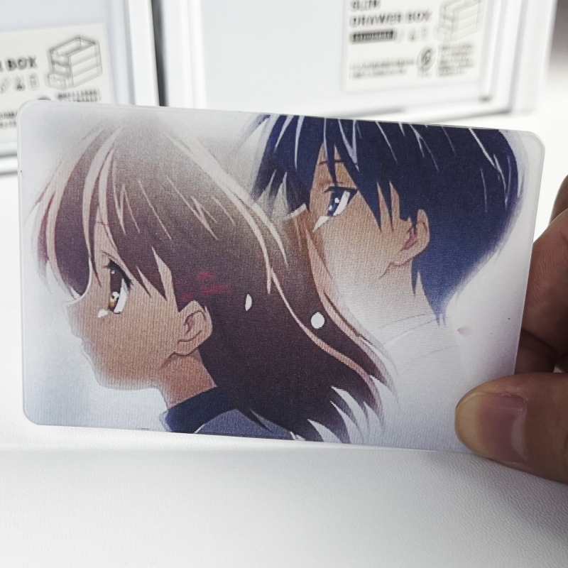 CLANNAD光栅卡温情男女主二次元动漫番创意卡片三寸小卡闺蜜礼物