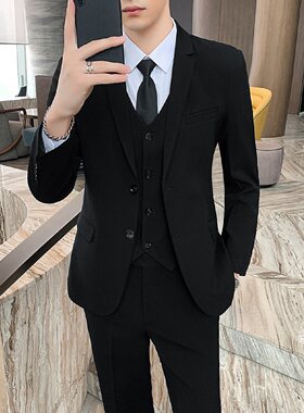 男士西服套装韩版休闲西装外套