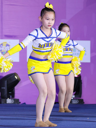 定制啦啦操比赛服装拉拉队比赛服装竞技健美操服装新品26成人女男