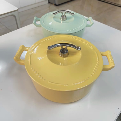 三厦精品高端定制出口德国铸铁珐琅锅rockwell新中式炖肉煲汤煎炒