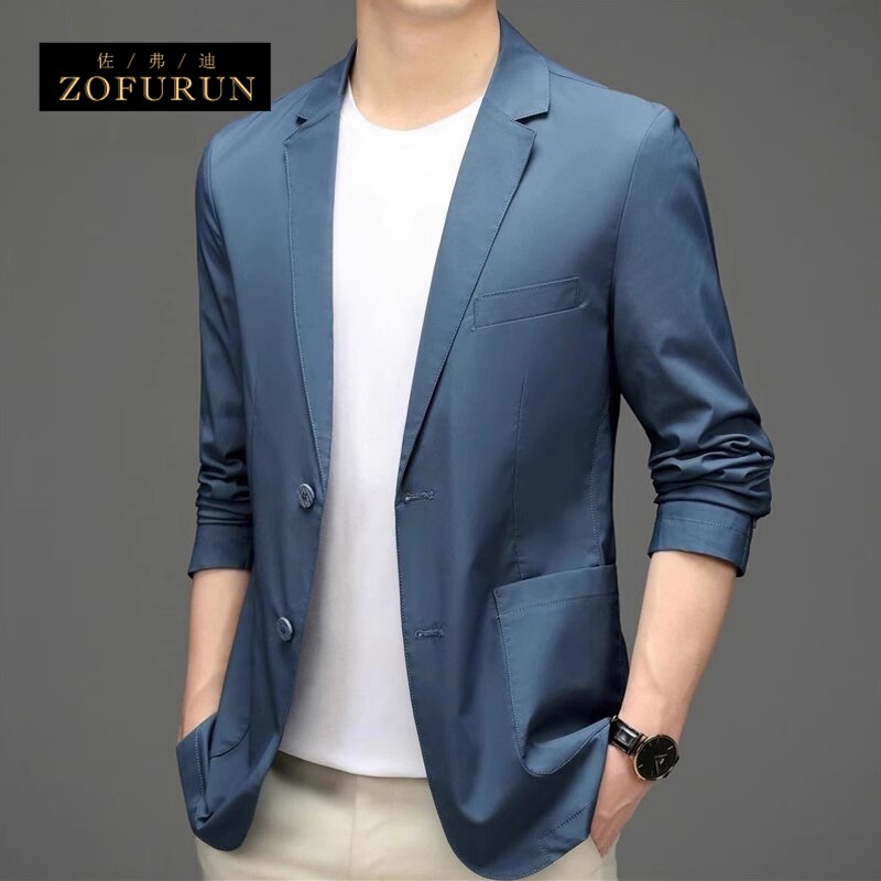 ZofuRun休闲西服男士修身韩版春秋季薄款单西便西潮小西装外套男