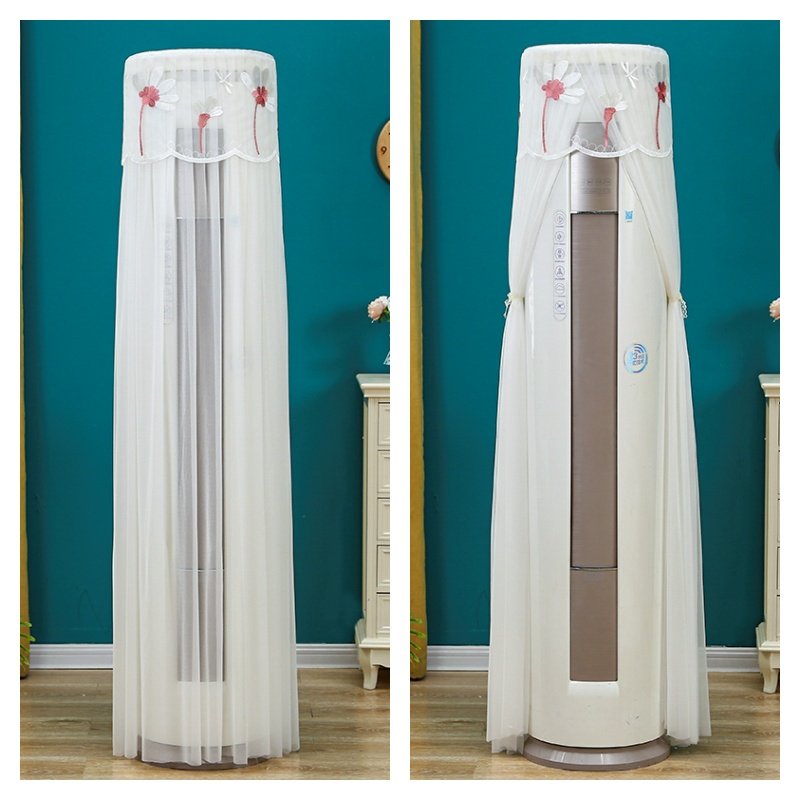 圆柱形空调罩防尘防直吹开机不取立式空调罩海尔美的格力柜机套罩,居家布艺,空调罩,淘宝优惠券,粉丝福利购,淘宝优惠卷