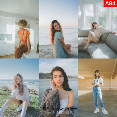 Lightroom预设人像胶片通透色调PR/FCPX达芬奇LUT手机版LR滤镜PS