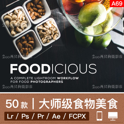 lightroom手机版LR预设pr视频食物美食摄影人像ins调色ps滤镜app