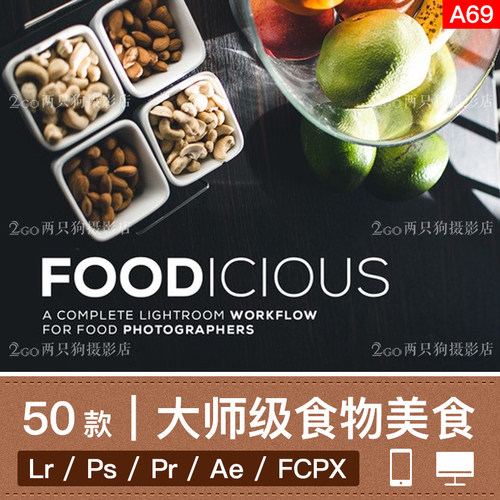 lightroom手机版LR预设pr视频食物美食摄影人像ins调色ps滤镜app