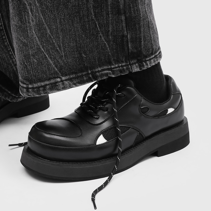 2025新款男士厚底德比鞋