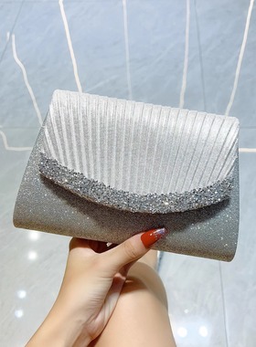 MissingYou高级感气质名媛手拿包时尚斜挎包搭配礼服宴会包单肩包