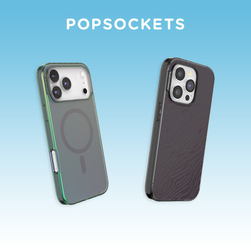 【夜行者·手机壳】PopSockets泡泡骚磁吸防摔手机壳苹果iPhone16/15ProMax/Pro 半透明磨砂哑光 偏光 午夜黑