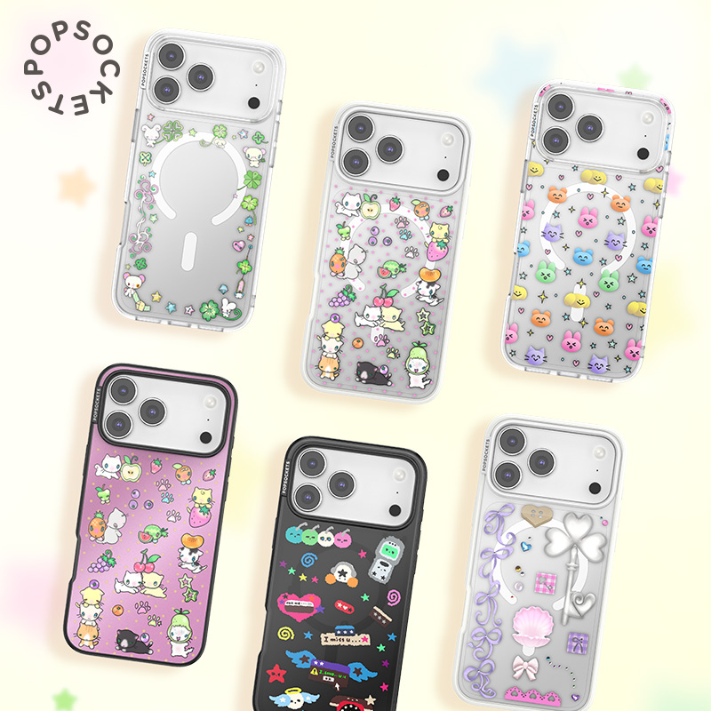 【小小篇章·手机壳】PopSockets 灵感家系列磁吸气囊支架防摔手机壳适用苹果iPhone17/16/15 动物精灵 可爱