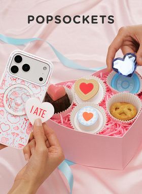 【Something Sweet甜】PopSockets泡泡骚磁吸式气囊手机支架苹果iPhone17/16ProMax/Pro卡包 新年情人节甜美