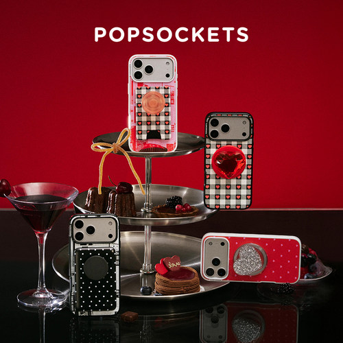 【Something Spicy 辣】PopSockets泡泡骚磁吸式气囊手机支架苹果iPhone17/16ProMax卡包充电宝 闪闪爱心波点