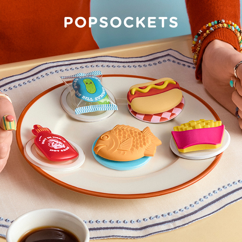 【街角快乐餐车】PopSockets泡泡骚Food truck磁吸式气囊手机支架图片