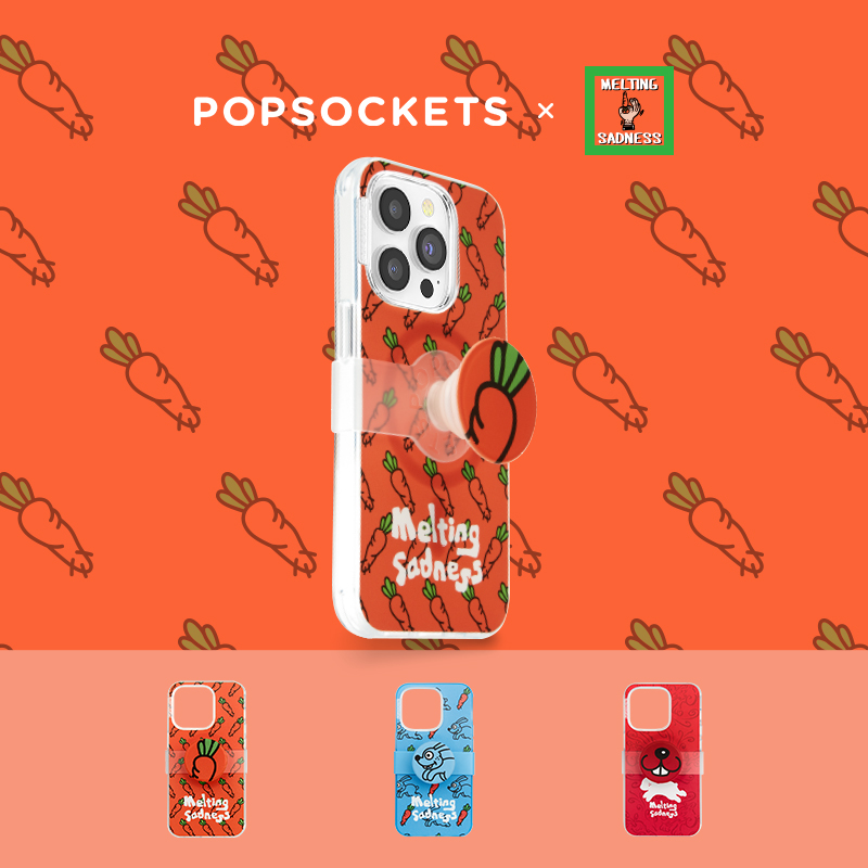 【兔与胡萝卜】PopSockets x MeltingSadness泡泡骚手机支架手机壳 3C数码配件 手机支架/手机座 原图主图