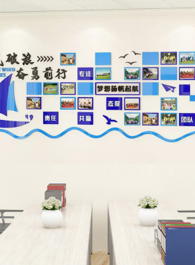 企业文化员工展示照片墙