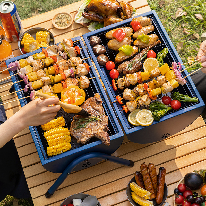 诺歌花园家用户外烧烤炉子便携