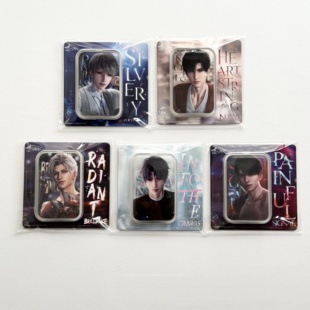 官谷正品 恋与深空心途拾光系列马口铁徽章明信片立牌