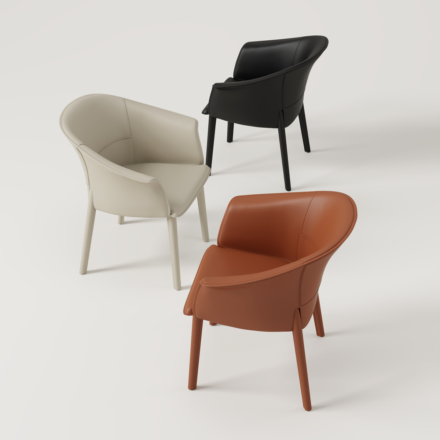 2026新款意式极简家用马鞍皮餐椅餐厅高端餐桌椅酒店客房扶手椅子,住宅家具,餐椅,淘宝优惠券,粉丝福利购,淘宝优惠卷