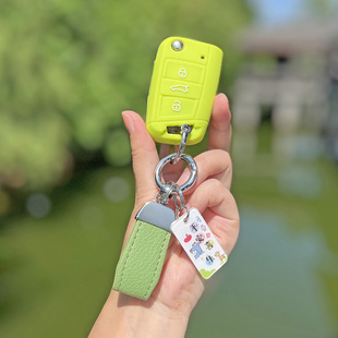 适用大众id3硅胶钥匙套id7扣crozz途昂id6x凌渡l揽境id4x高尔夫8