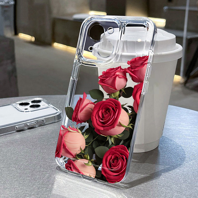 小众鲜花适用苹果16pro手机壳iPhone15promax新款13华为mate60荣耀200防摔12小米14透明vivo全包oppo软壳k70,3C数码配件,手机保护套/壳,淘宝优惠券,粉丝福利购,淘宝优惠卷