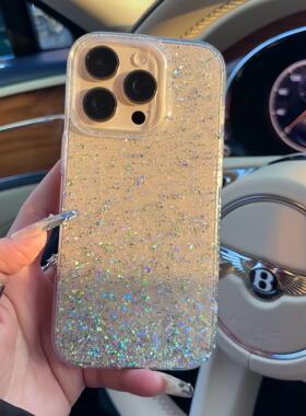 buling闪粉壳适用苹果15promax手机壳iphone14pro新款16promax高级感13小众12保护套防摔11硅胶15plus硬壳潮