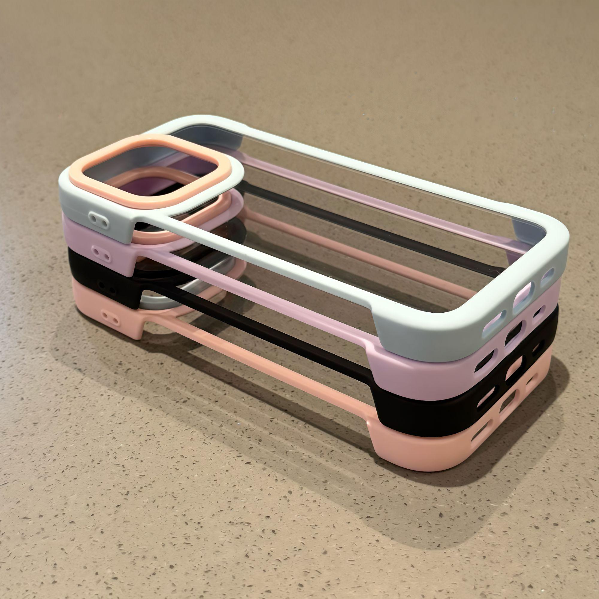 撞色无边框二合一适用iPhone15promax手机壳苹果14pro新款16promax个性13小米15华为mate60软壳p70pro保护套