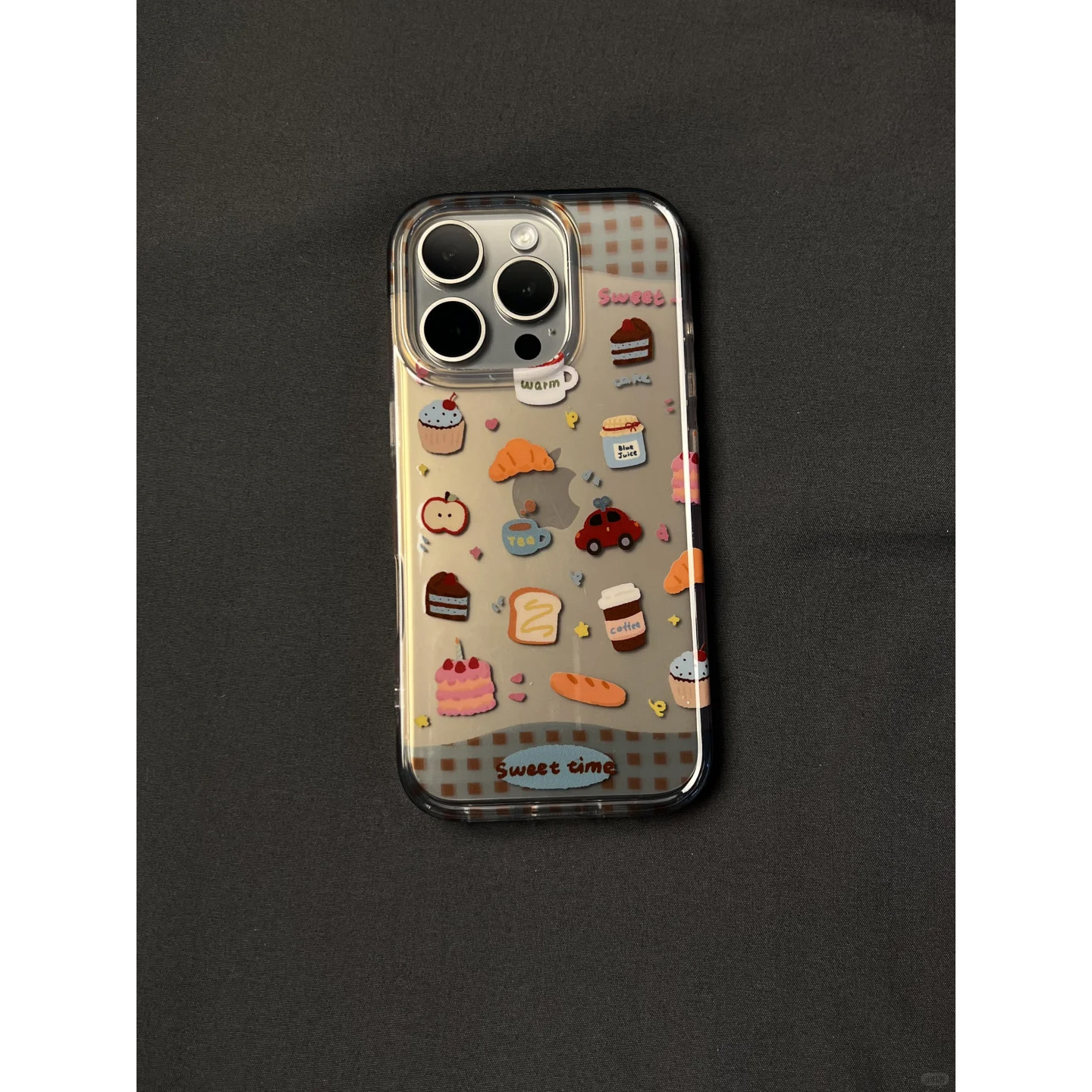 可爱趣味插画手机壳透明超薄防摔