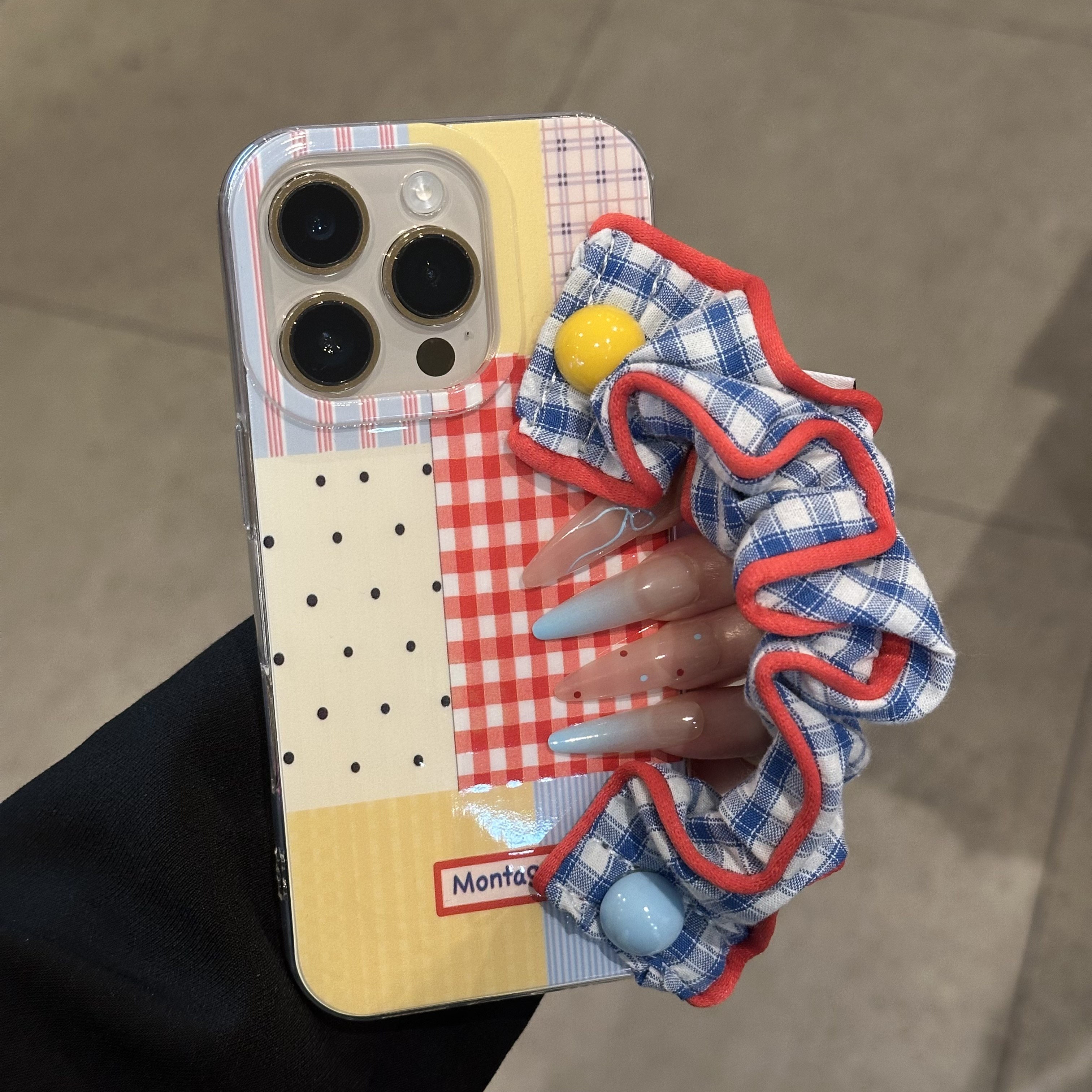 小清新腕带绳适用苹果16pro手机壳iPhone15promax新款13时尚12华为mate70荣耀300女vivoppo小米14红米k80双层