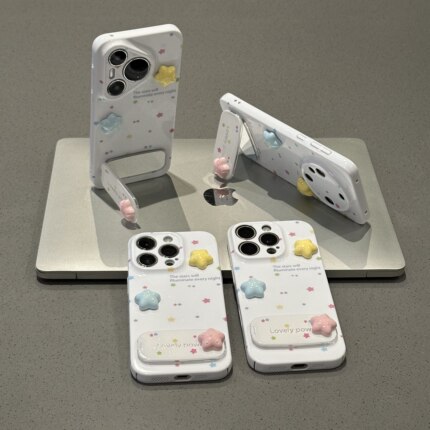 泼墨星星适用iphone16promax手机壳苹果13菲林14华为mate70pro支架vivox200小米15防摔oppo硬壳12红米k80荣耀