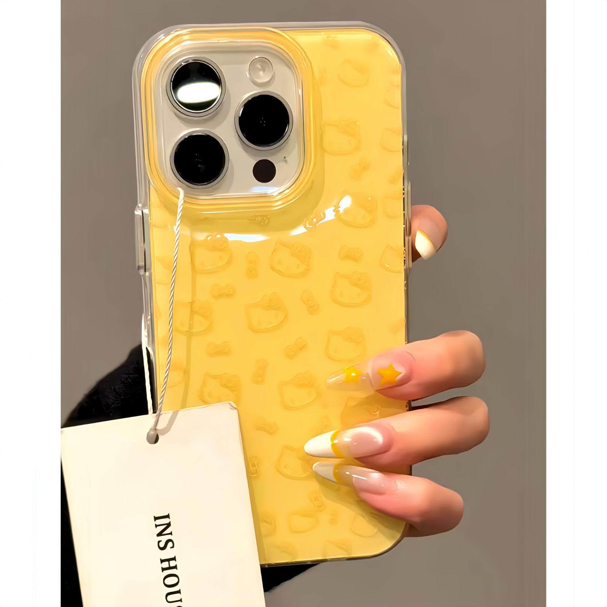 奶黄kitty适用苹果16手机壳iPhone15promax新款p70华为mate60荣耀200小众vivos19卡通oppo小米14红米note13女,3C数码配件,手机保护套/壳,淘宝优惠券,粉丝福利购,淘宝优惠卷