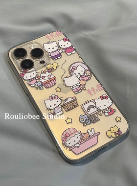 可爱卡通kt猫适用华为nova10/9/8/7/6/5手机壳荣耀80se7060女Pro透明mate/p50/40/30pro新款Magic4/5防摔x30