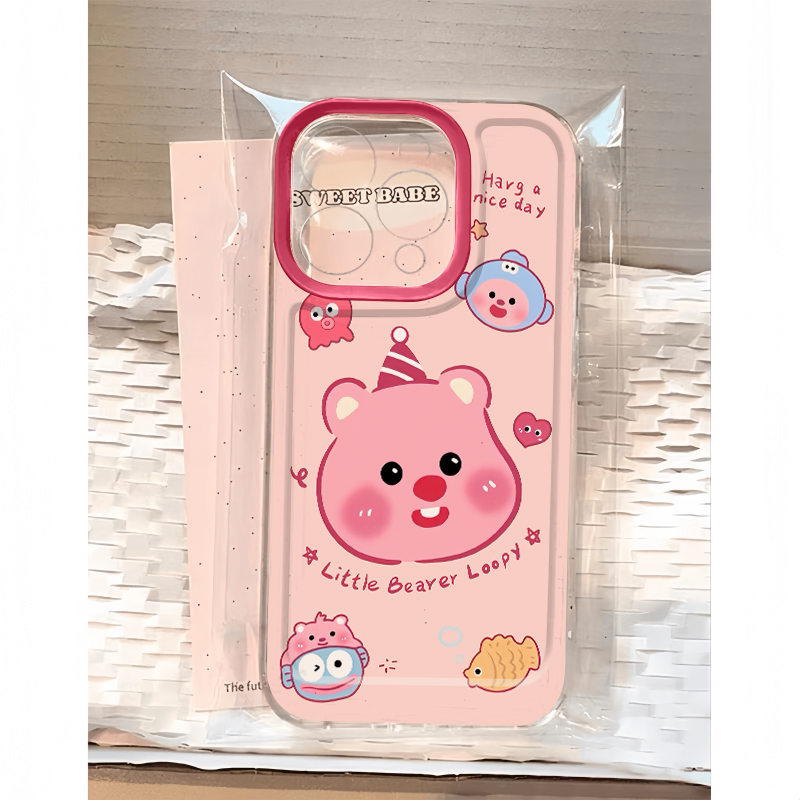 可爱卡通露比全包超薄插画手机壳