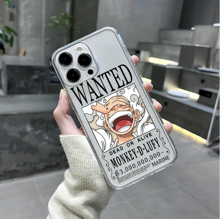 海贼王5档路飞适用苹果14手机壳尼卡新款iPhone13pro创意max透明12mini/11周边卡通XS套8plus动漫6s/XR/7/se